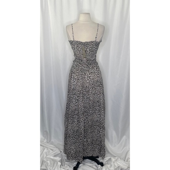 NWT!! J. CREW Smocked Maxi Dress Leopard Print Animal Ruffled Cotton Voile Small - Picture 9 of 15